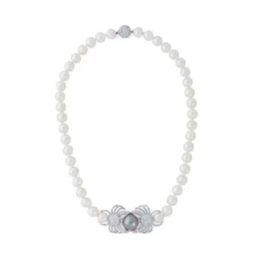 Tiffany & Co. Tahitian Pearl and Diamond Crab Necklace