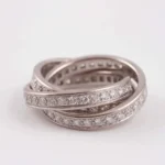 Trinity de Cartier Diamond Ring For Sale