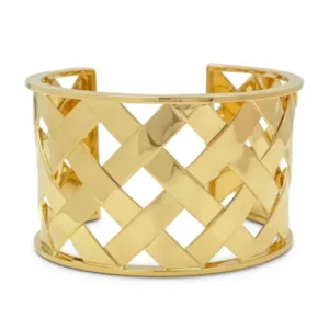 Verdura Criss Cross Yellow Gold Cuff