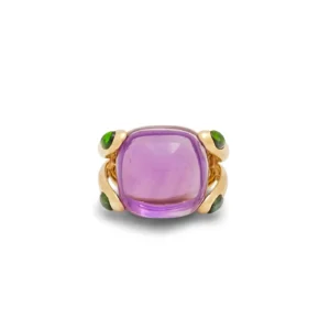 Verdura Sweets Amethyst and Tourmaline Ring