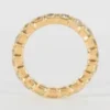 Yellow Diamond Gold Eternity Band Ring - Image 5