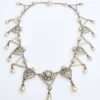 1910s Important Antique Natural Pearl Diamond Platinum Necklace
