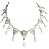 1910s Important Antique Natural Pearl Diamond Platinum Necklace - Image 2