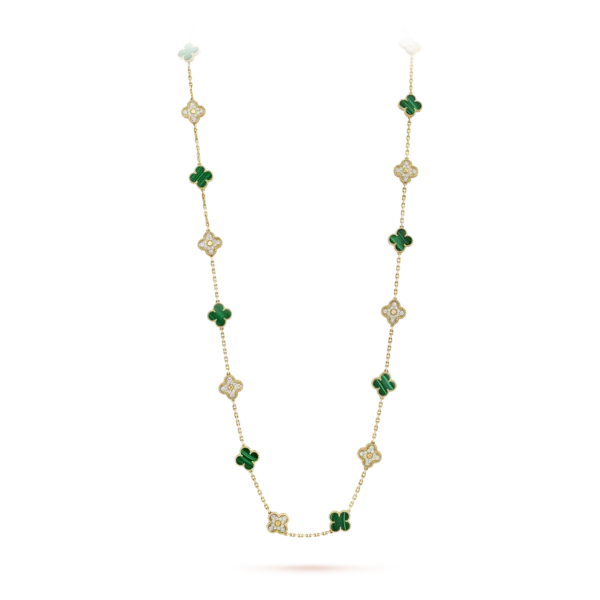 20 motifs Vintage Alhambra long necklace