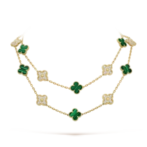 20 motifs Vintage Alhambra long necklace