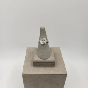 5.53 Carat Cushion Brilliant Diamond Solitaire Engagement Ring GIA Certified