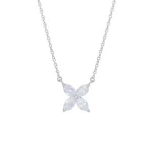 Platinum and Diamond Pendant Necklace, Large Tiffany & Co. Victoria