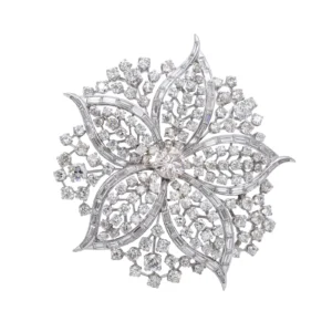 Harry Winston Diamond Brooch For Sale