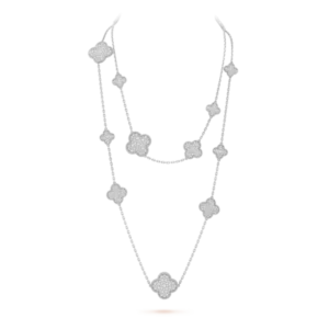 Magic Alhambra long necklace 16 motifs