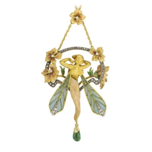 Important Masriera Y Carreras Art Nouveau Pendant