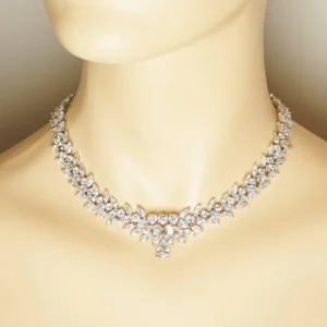 Platinum Estate 54.84 Carat Diamond Necklace