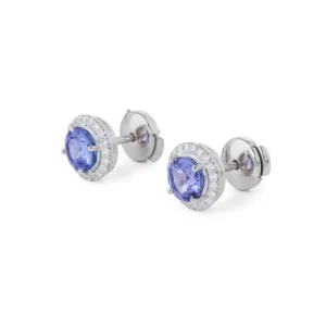 Soleste Platinum Diamond and Tanzanite Earrings Tiffany & Co.